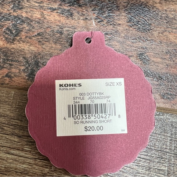 NWT SO Running Shorts Gray/Black with Neon Green Lines Size XS - Picture 3 of 11